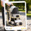 PawHut Carrito para Perro Gris 80 x 44.5 x 97 cm 2