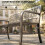 Outsunny Banco de Jardín Negro 119 x 50 x 75 cm 3