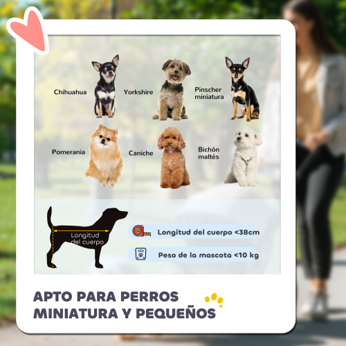 PawHut Carrito para Perro Gris 80 x 44.5 x 97 cm 2