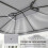 Outsunny Techo de Repuesto Gris 400 x 300 cm 4