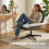 Homcom Sillón Giratorio Gris 70 x 80 x 82 cm 6