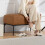 Homcom Banco de Cama Marrón 80 x 40 x 46 cm 6