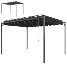 Pérgola Gris 404 x 304 x 240 cm