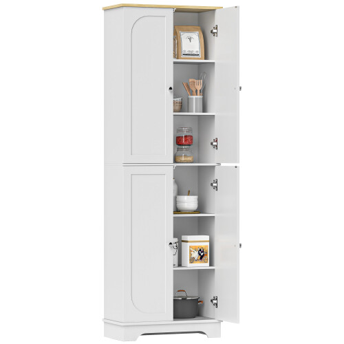 Homcom Alacena de Cocina Blanco 60 x 30 x 183 cm