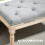Homcom Banco de Cama Gris 80 x 40 x 43 cm 6