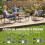 Outsunny Conjunto de Jardín Gris 111 x 71 x 75 cm 4