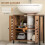 Homcom Mueble Bajo Lavabo Marrón 60 x 30 x 60 cm 6