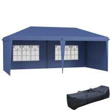 Carpa Plegable Azul 585 x 295 x 272 cm