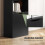 Homcom Estantería para Libro Negro 59 x 29 x 180 cm 6