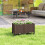 Outsunny Jardinera Elevada Marrón 80 x 40 x 43 cm 2