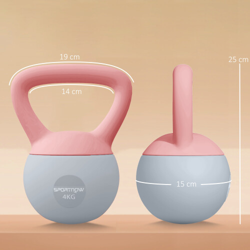 Kettlebell Rosa 19 x 15 x 25 cm 2