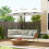 Outsunny Sombrilla Doble Beige 295 x 152 x 222 cm 2