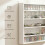 Homcom Vitrina de Pared Blanco 80 x 9.5 x 60 cm 6
