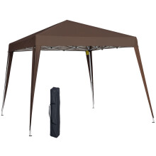 Carpa Plegable Marrón 240 x 240 x 250 cm