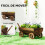 Outsunny Jardinera Marrón 115 x 40 x 54.5 cm 6
