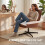 Homcom Sillón Giratorio Marrón 70 x 80 x 82 cm 6