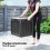 Outsunny Baúl de Exterior Negro 56 x 45 x 53 cm 3