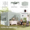 Outsunny Carpa Plegable Gris 300 x 300 x 273 cm 2