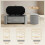 Homcom Banco de Almacenaje Gris 129 x 48.5 x 44 cm 5