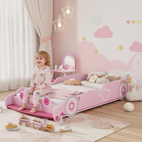 Cama Infantil Rosa 158 x 73.6 x 26 cm 1