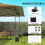 Outsunny Carpa Plegable Beige 395 x 395 x 285 cm 6