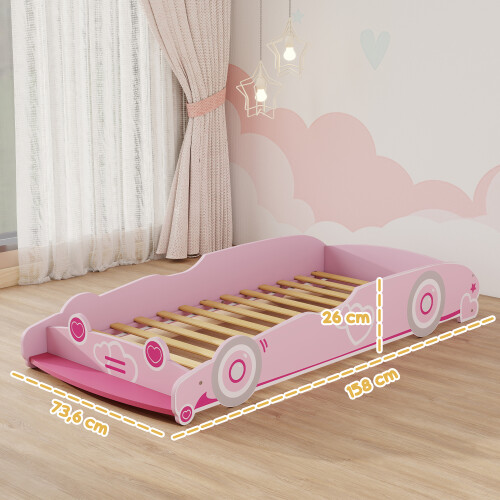 Cama Infantil Rosa 158 x 73.6 x 26 cm 2