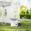 Outsunny Carpa Plegable Blanco 293 x 293 x 272 cm 6