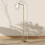 Homcom Lámpara de Pie Bicolor 45 x 21 x 148 cm 3