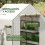 Outsunny Cubierta de Invernadero Blanco 140 x 143 x 190 cm 4