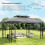 Outsunny Techo de Repuesto Gris 400 x 300 cm 3