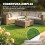 Outsunny Césped Artificial Verde 400 x 100 x 2.5 cm 4