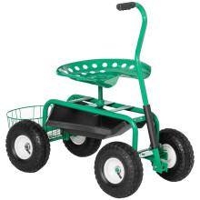 Carrito de Jardín Verde 98 x 45 x 87 cm