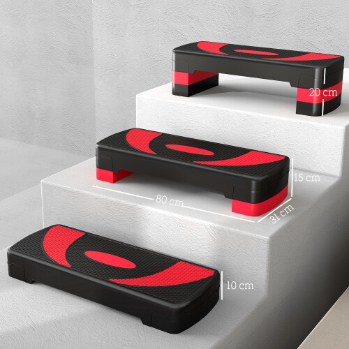 Homcom Step de Aeróbic Bicolor 80 x 31 x 20 cm 2