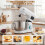 Homcom Batidora Amasadora Blanco 40 x 28 x 34 cm 3