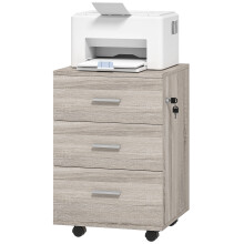 Cajonera Oficina Gris 40 x 40 x 61.5 cm