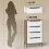 Homcom Cómoda de Tela Marrón 59.5 x 30 x 92.5 cm 3