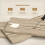 Homcom Mesa de Centro Marrón 100 x 50 x 45 cm 6