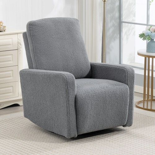 Homcom Sillón Reclinable Gris 76 x 94 x 100 cm 1