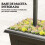 Outsunny Farola Solar Negro 52 x 52 x 185 cm 6