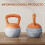 Kettlebell Naranja 21 x 21 x 30 cm 3