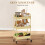 Homcom Carrito de Cocina Amarillo 45 x 30.6 x 79 cm 3