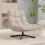 Homcom Butaca de Salón Beige 75 x 95 x 90 cm 2