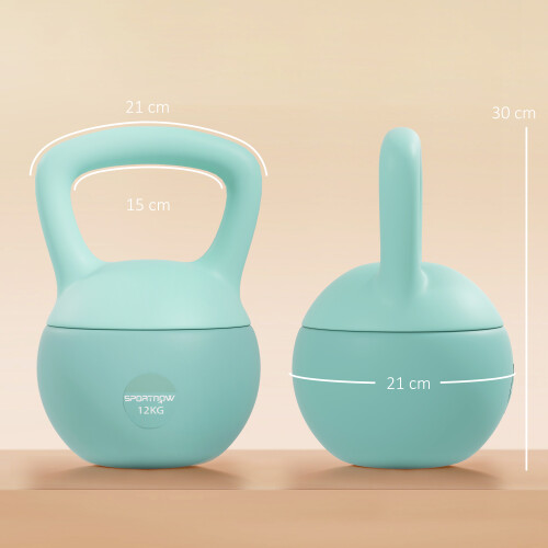 Kettlebell Verde 21 x 21 x 30 cm 2