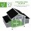 PawHut Gallinero de Madera Gris 150 x 100 x 96.5 cm 2
