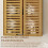 Homcom Armario de Pared Marrón 60 x 20 x 60 cm 2