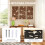Homcom Decoración de Pared Marrón 40 x 0.9 x 80 cm 6