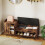 Homcom Banco Zapatero Marrón 127 x 35 x 59 cm 2