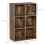 Homcom Librería Marrón 65.5 x 30 x 97.5 cm 3
