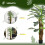 Homcom Palmera Artificial Verde 16 x 16 x 160 cm 5