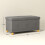 Homcom Banco de Almacenaje Gris 76 x 38 x 38 cm 3
